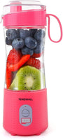 Portable Blender, Smoothie Blenders, Personal Size Blender USB Rechargeable Smoothies and Shakes Juicer Cup, 4000mAh Battery Strong Power Pink